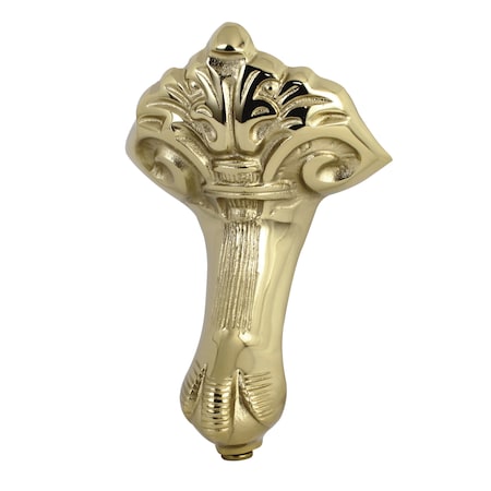 Aqua Eden NHVCTZB2 4 Pieces (Set) Bourbon Tub Feet, Polished Brass NHVCTZB2